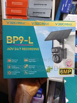 V380max Double Lens Solar Camera