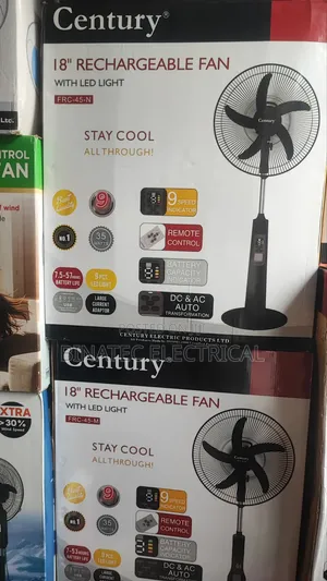 18" Rechargeable Fan.