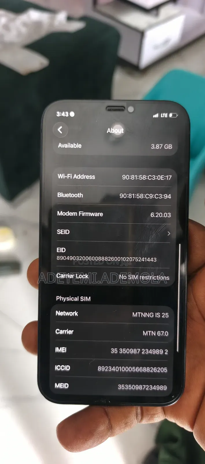 Apple iPhone 12 64 GB Black