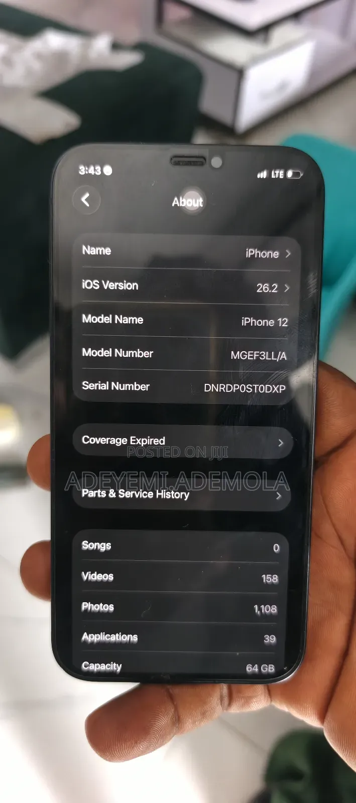 Apple iPhone 12 64 GB Black