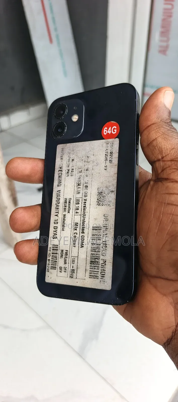 Apple iPhone 12 64 GB Black