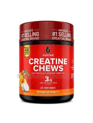 Six Star Pro Nutrition Creatine 3g Chews 75 Ct