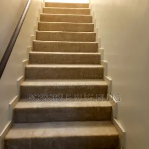 Beige Wall to Wall Rug
