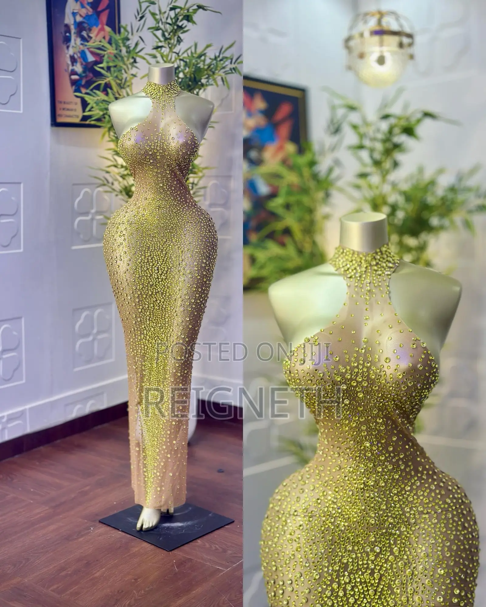 Luxury Halter Neck Dress