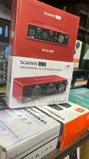Scarlett 2i2 3rd Gen Focusrite Audio Interface Sound Card