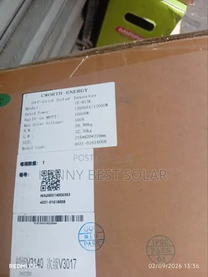 10kwh 48volts Cworth Hybrid Inverter
