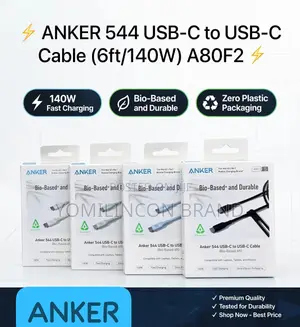 Anker 544 USB-C to USB-C Cable 140w (Bio-Based) -White