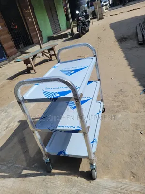 High Quality Commercial Stainless Steel 3-Tier Serving,Utility Trolley
