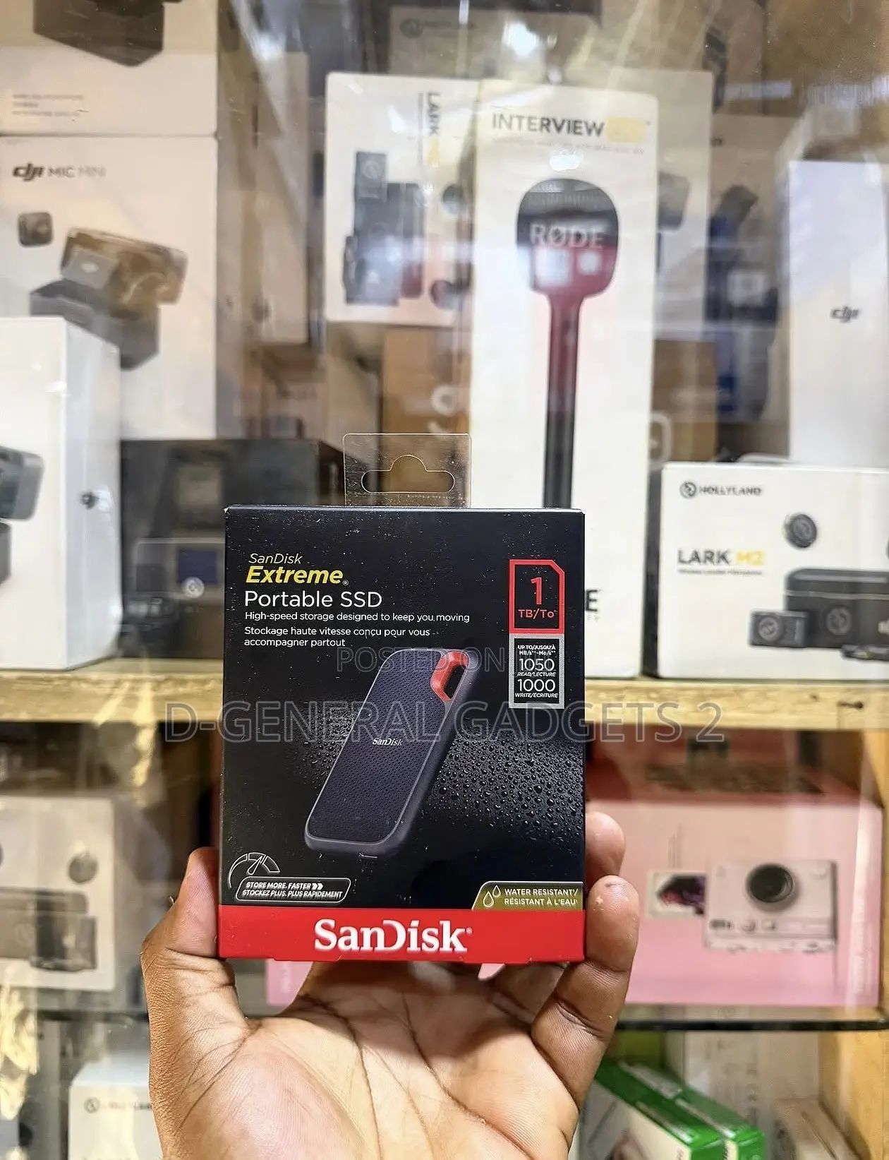 San Disk Extreme Portable SSD 1TB