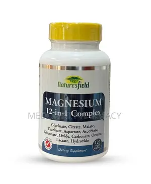 Nature's Field Magnesium Glycinate 400 Mg, Chelated - 90 Tablets