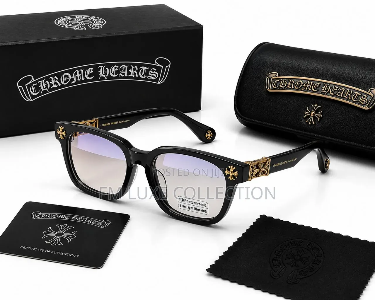 Photochromic + Blue Light Designer Sun Glasses