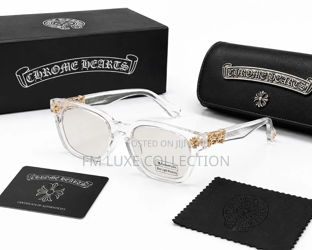 Photochromic + Blue Light Designer Sun Glasses
