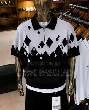 Men’s Short Sleeve Knitted Polo Shirt – Different Colours