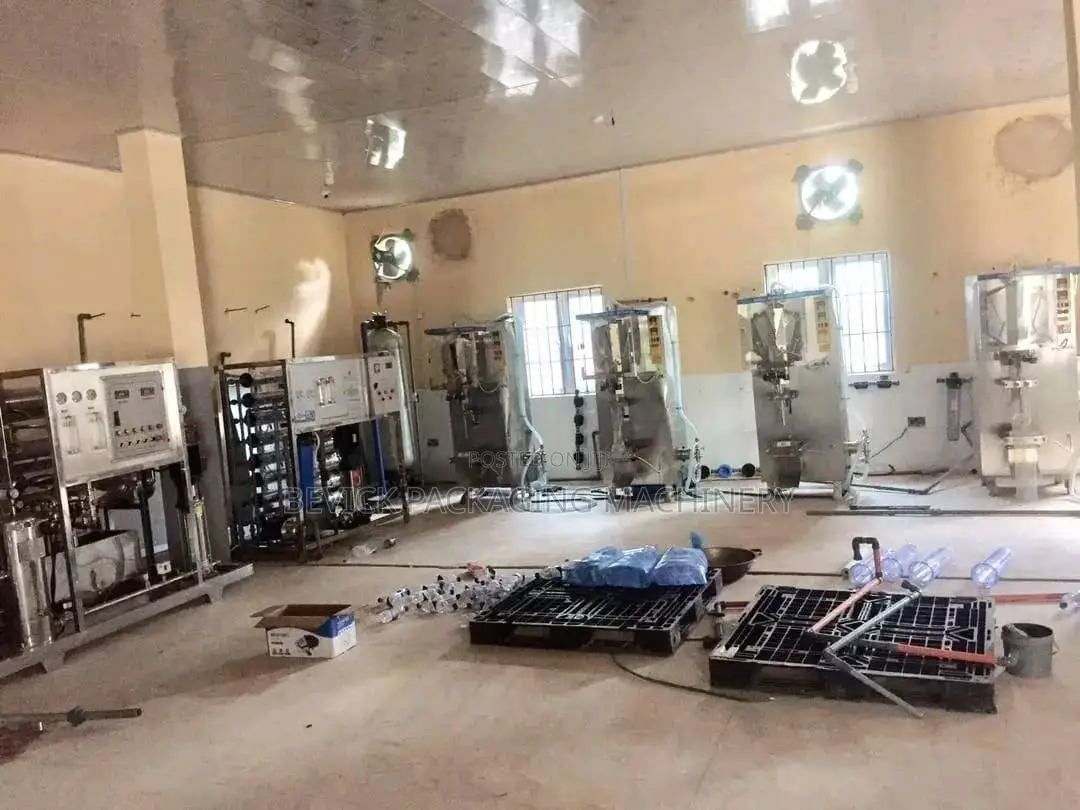 Sachet Water Production Factory Set-Up