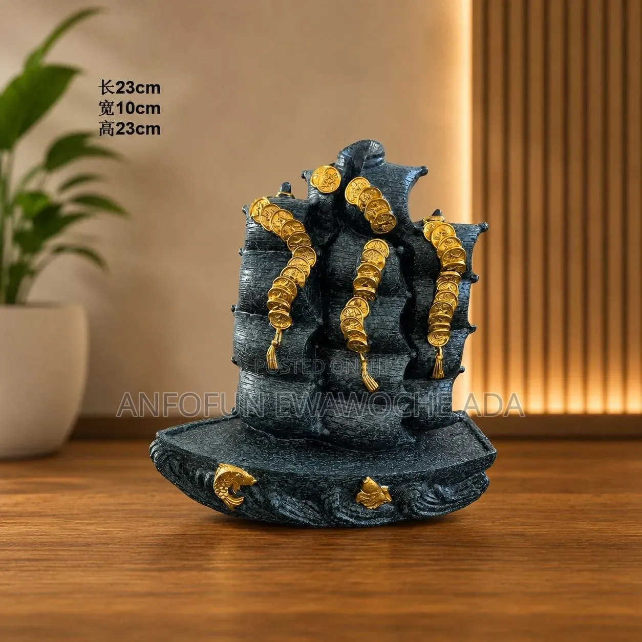 Smooth Sailing Ship / TV Cabinet Decorative Ornament