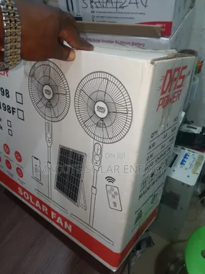 Solar Rechargeable Fan