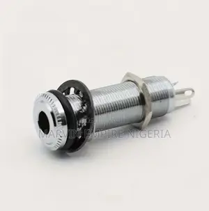 1pcs Electric Bass Guitar Socket Threaded Tube Guitar Output Jack