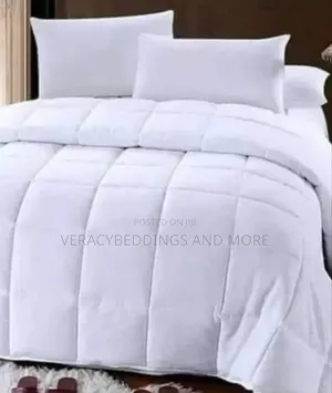 White Bedsheet With Pillowcases