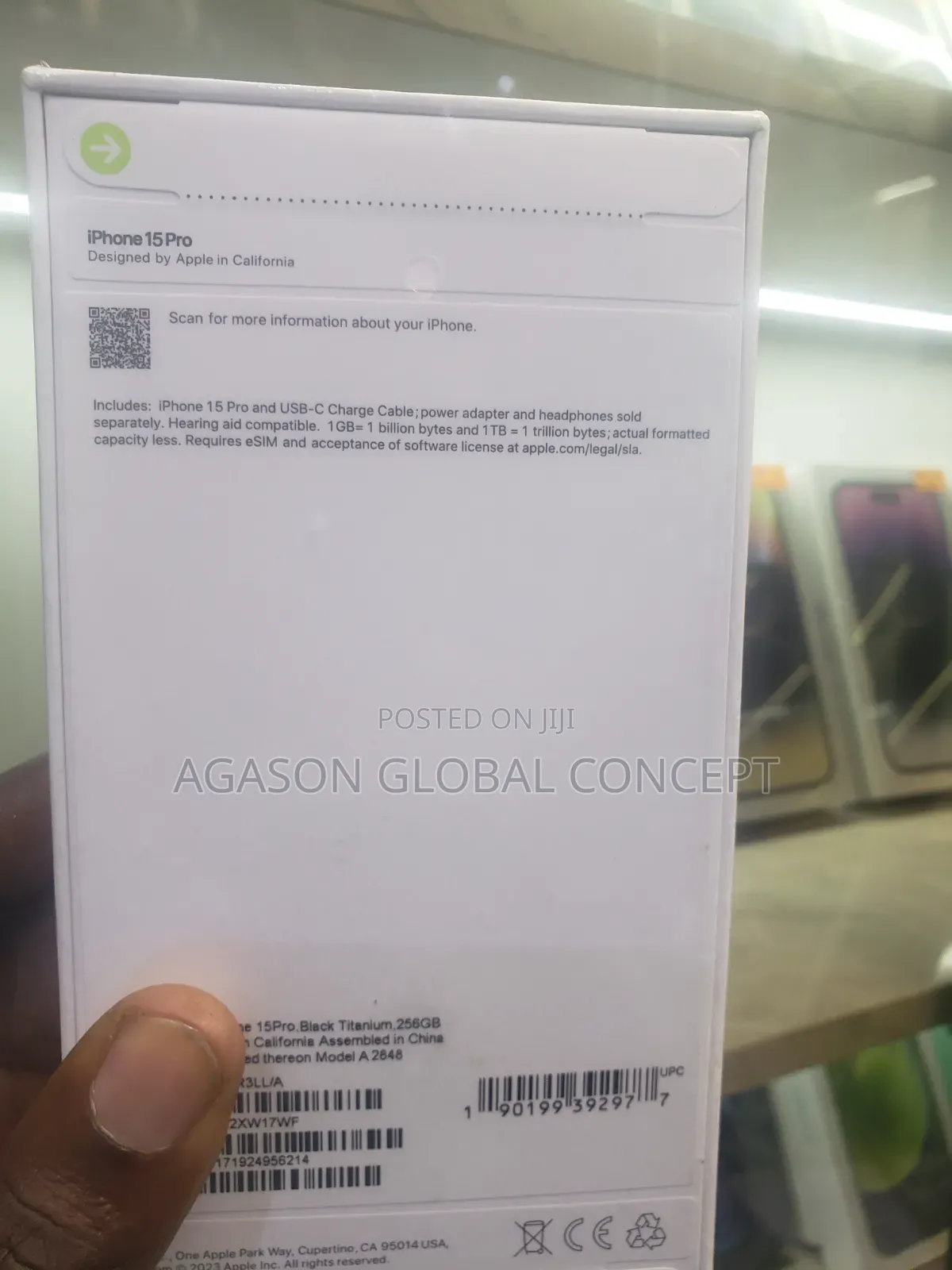 New Apple iPhone 15 Pro 256 GB Black