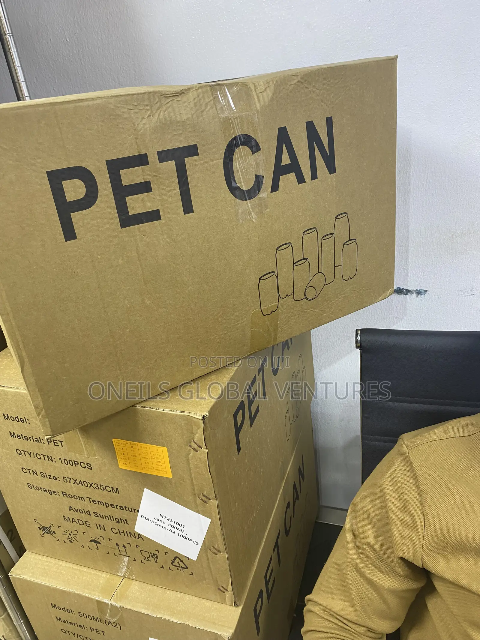 PET CAN...........500mil
