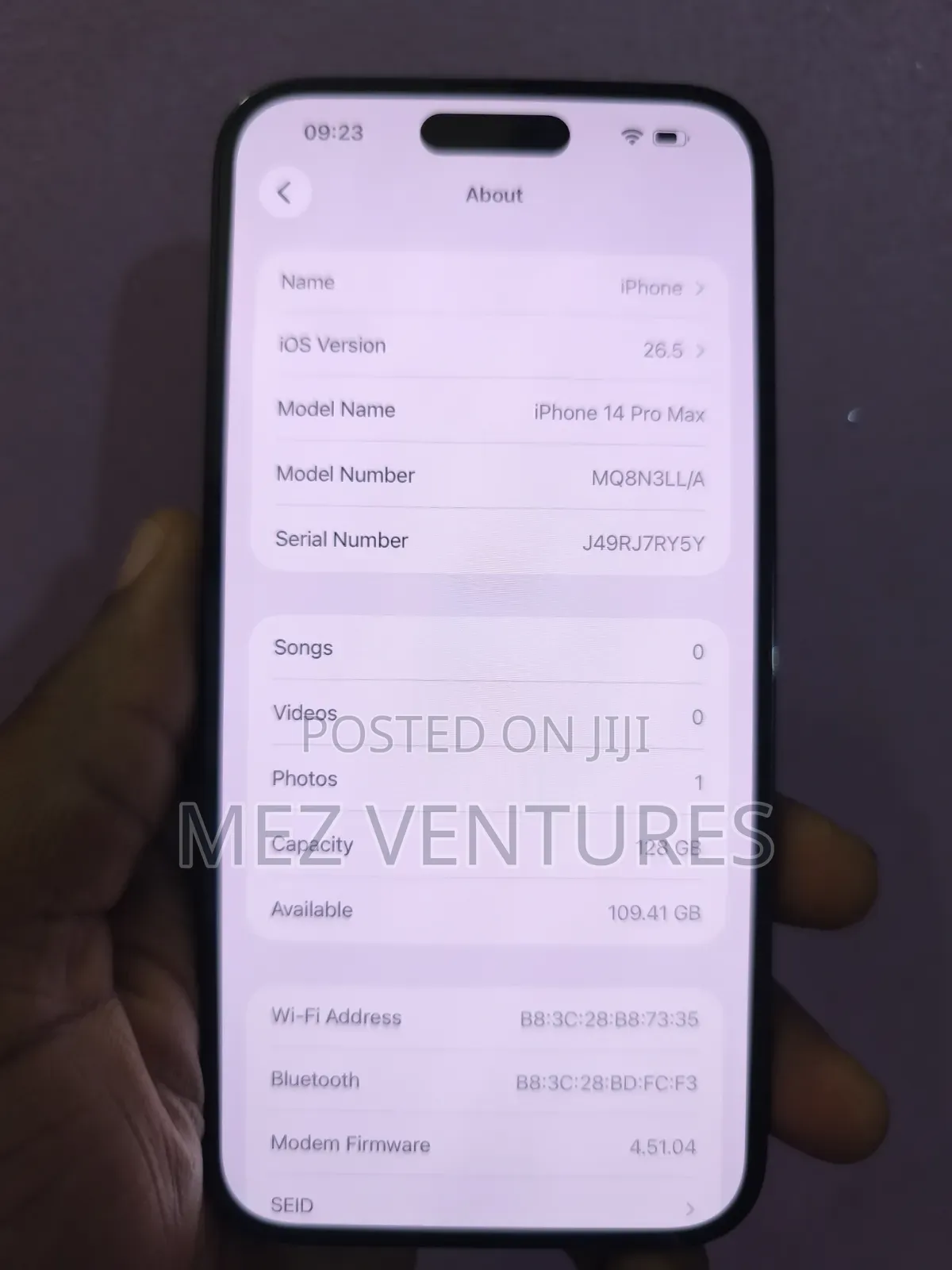 Apple iPhone 14 Pro Max 128 GB Gray
