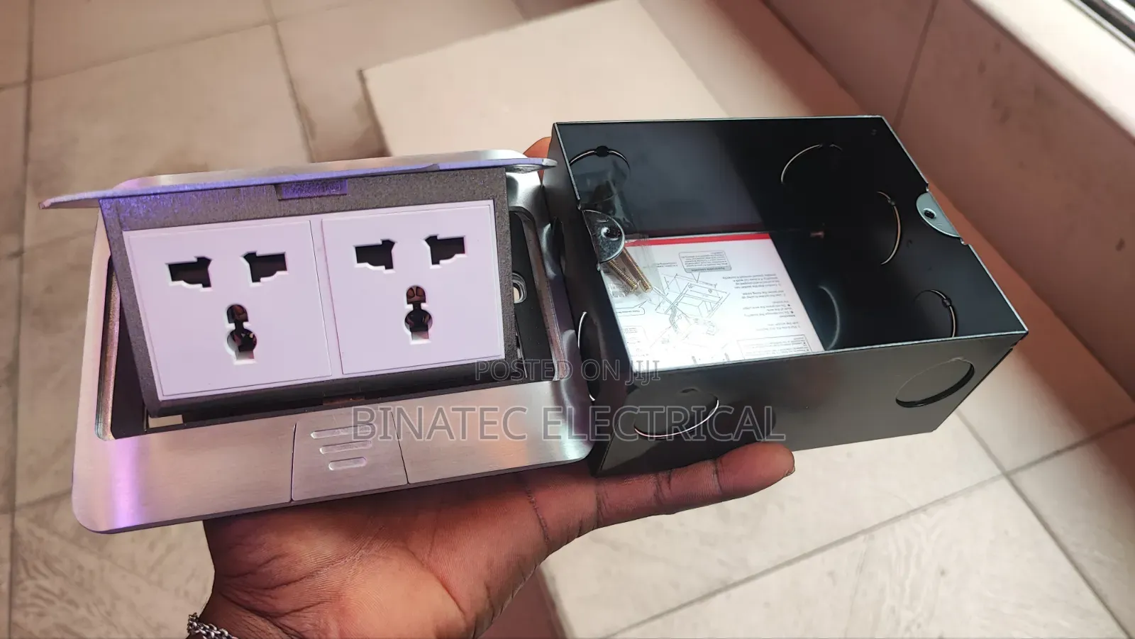 13amps Double Floor Socket