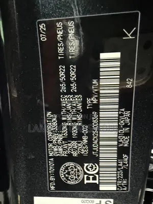 New Lexus LX 700h 2025 Black