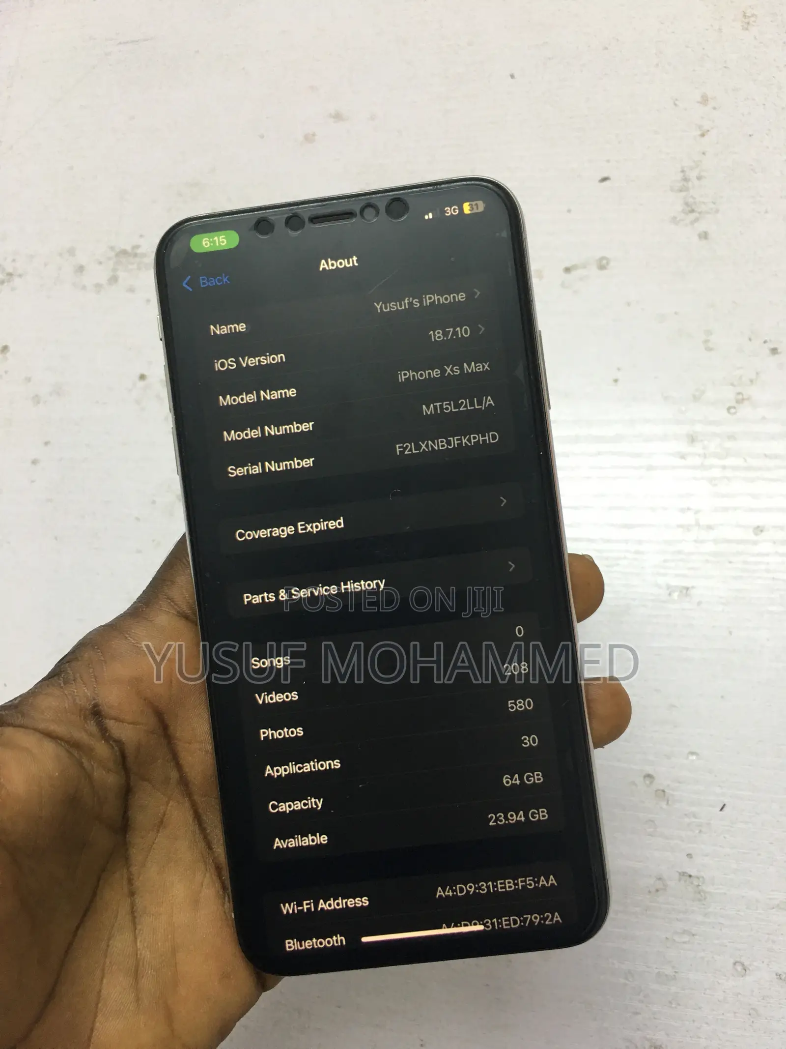 Apple iPhone XS Max 64 GB White
