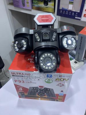 AOV 4lens V380 P93 Solar Security Camera Is an Outdoor Wireless Solar