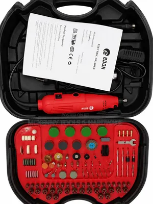EDON Electric Rotary Tool Grinder Set – Multi-Function 100+ Accessorie