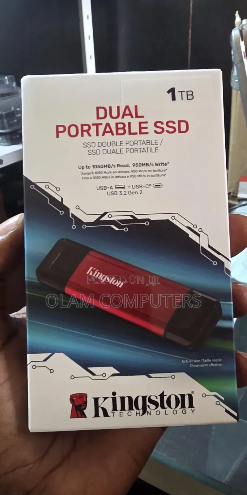 Kingston 1tb Dual Portable SSD