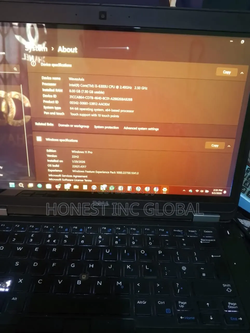 Laptop Dell Latitude 14 E5470 8GB Intel Core i5 SSD 512GB