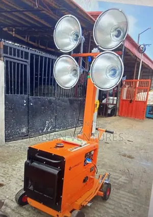 Light Tower With an Integrated Generator