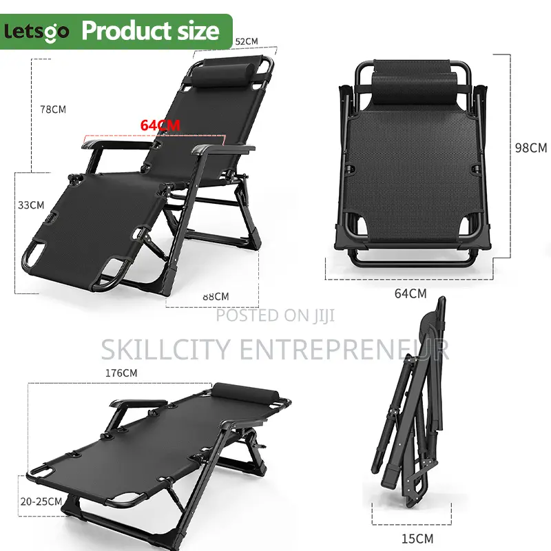 Foldable Chair and Bed