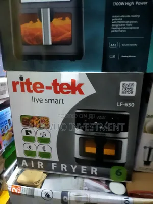Rite Tek Air Fryer 6 Liters Original