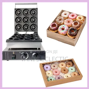 Commercial 6 and 9 Holes Electric Waffle Donut Maker Machines