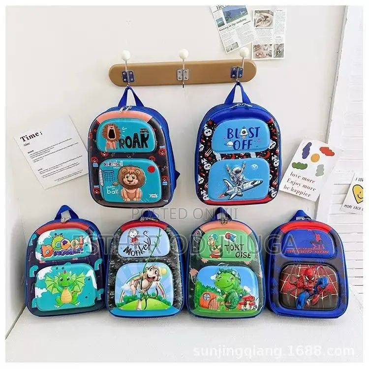 3D Character Nursery School Bag