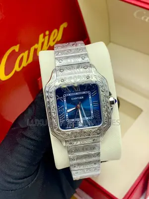 Cartier De Santos Stainless Steel Tattoo Design