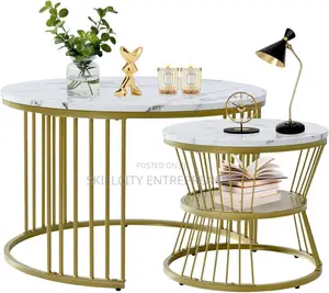 2-Piece Nesting Coffee Table Set