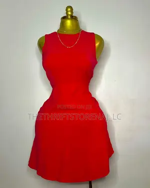 Red Sleeveless Mini Dress