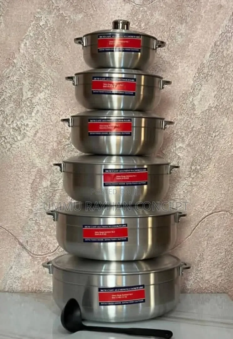 6pcs Aluminium Cookware Set