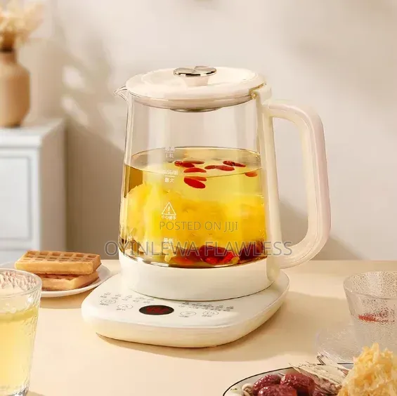2L Glass Stainless Steel Potable Kettle With Temperature Control