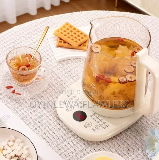 2L Glass Stainless Steel Potable Kettle With Temperature Control