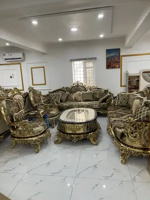 Set of High Quality Imported Turkish Royal Fabric Sofa Chair