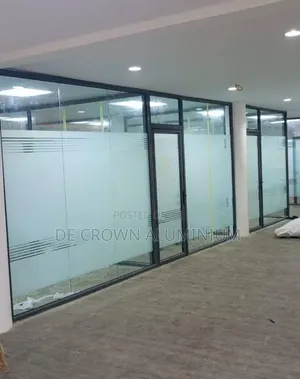 K2000 Aluminium Office Partition | Frosted Glass Office Partition