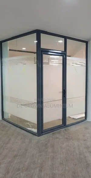 K2000 Aluminium Office Partition | Frosted Glass Office Partition