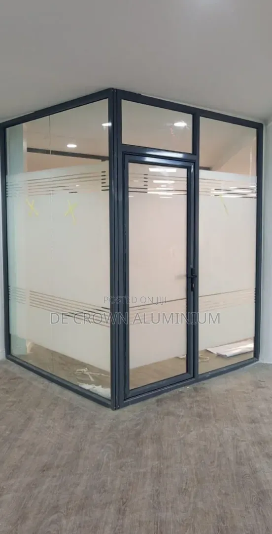 K2000 Aluminium Office Partition | Frosted Glass Office Partition