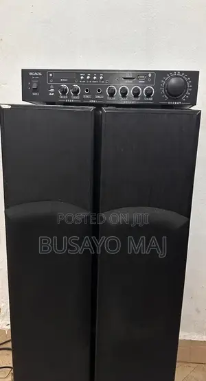 SOAIY LA-1600 Amplifier With 2 Standing Speakers