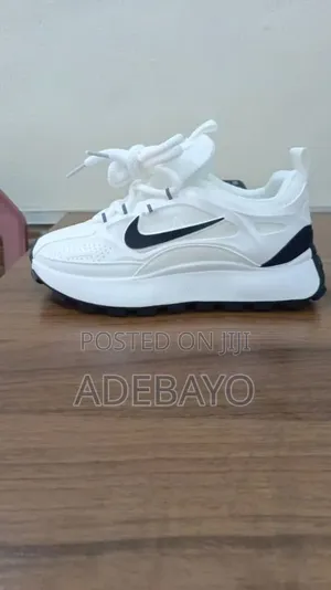 Nike Chunky White and Black Sneakers Unisex Running and Training Shoe