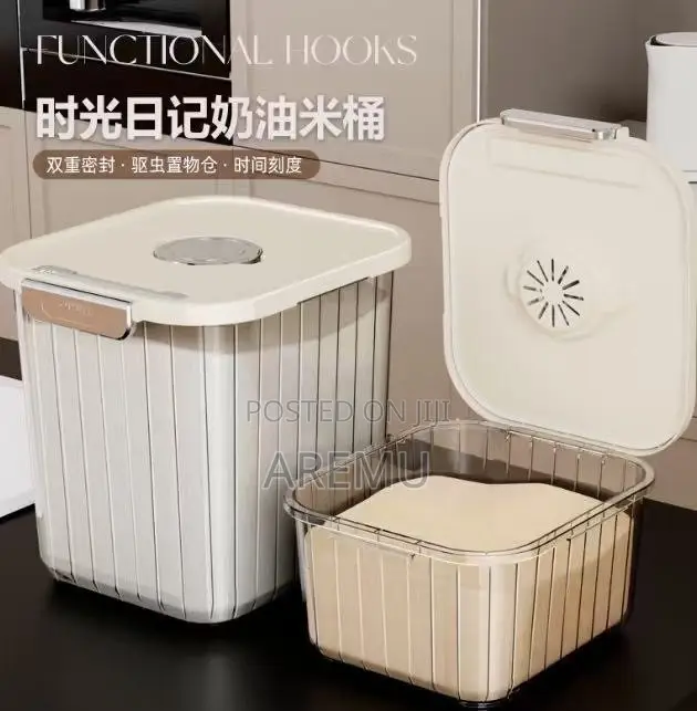 Acylic 20 Lites Rice Storage
